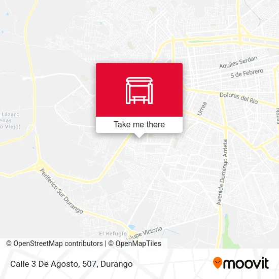 Mapa de Calle 3 De Agosto, 507