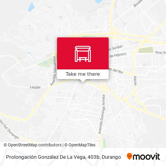 Prolongación González De La Vega, 403b map