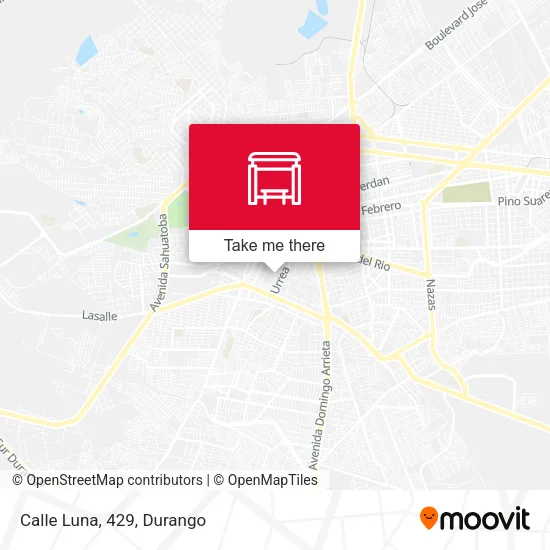 Mapa de Calle Luna, 429