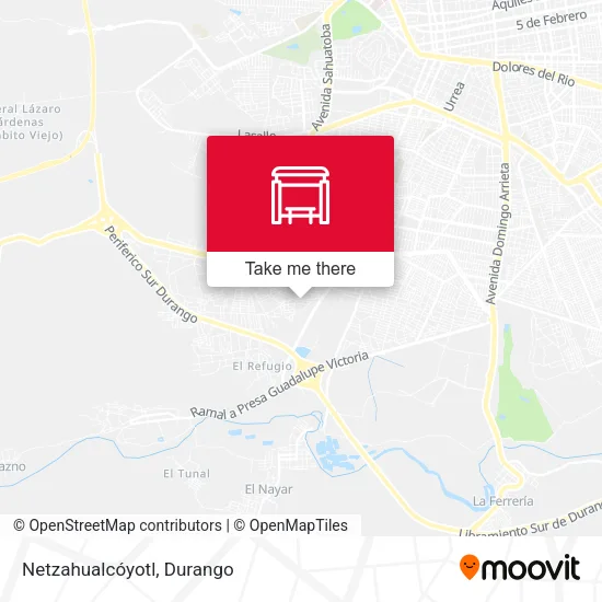 Mapa de Netzahualcóyotl