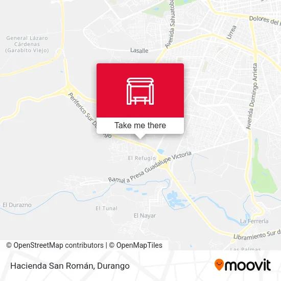 Mapa de Hacienda San Román