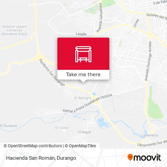 Mapa de Hacienda San Román