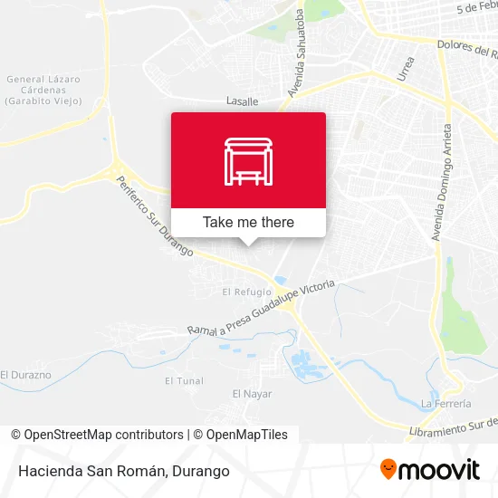 Mapa de Hacienda San Román