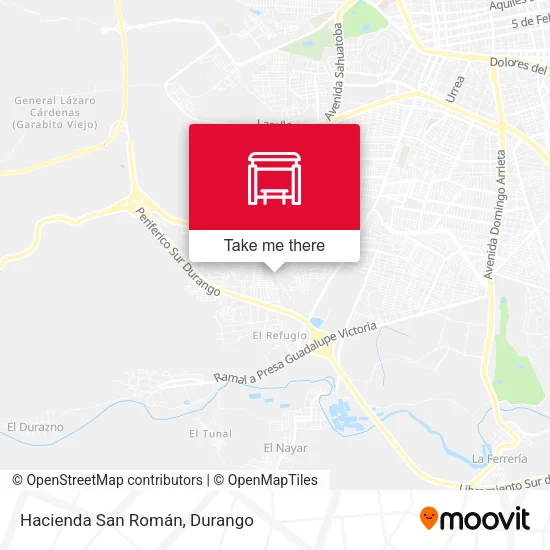 Mapa de Hacienda San Román