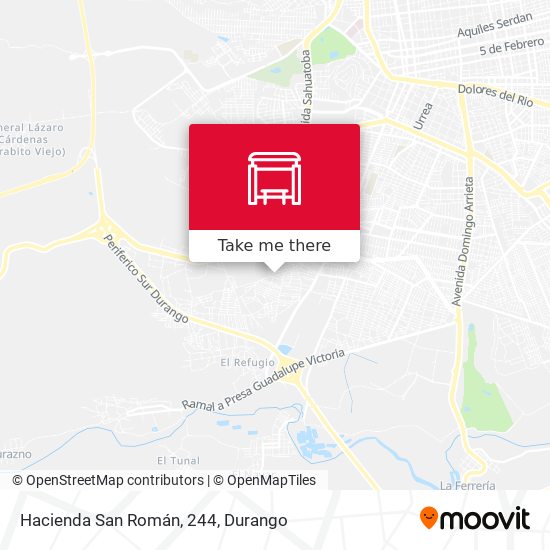 Hacienda San Román, 244 map
