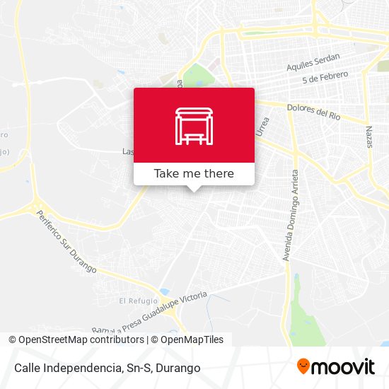 Mapa de Calle Independencia, Sn-S