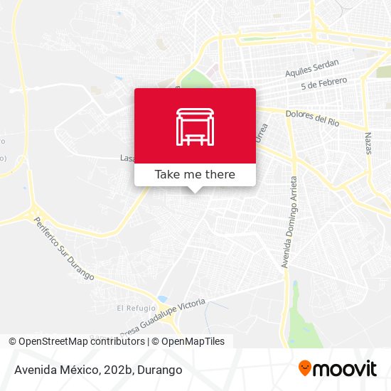 Mapa de Avenida México, 202b