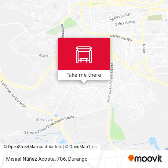 Misael Núñez Acosta, 706 map