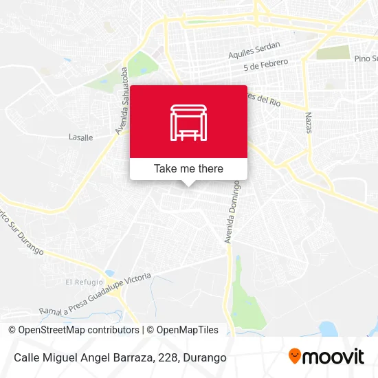 Mapa de Calle Miguel Angel Barraza, 228