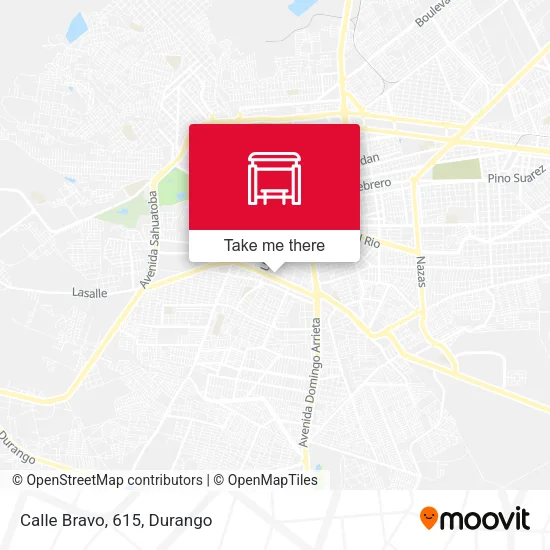 Mapa de Calle Bravo, 615