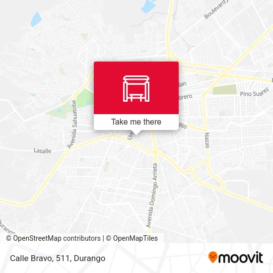 Mapa de Calle Bravo, 511