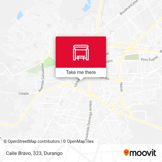 Mapa de Calle Bravo, 323