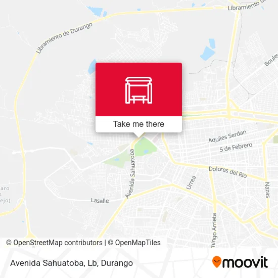 Mapa de Avenida Sahuatoba, Lb