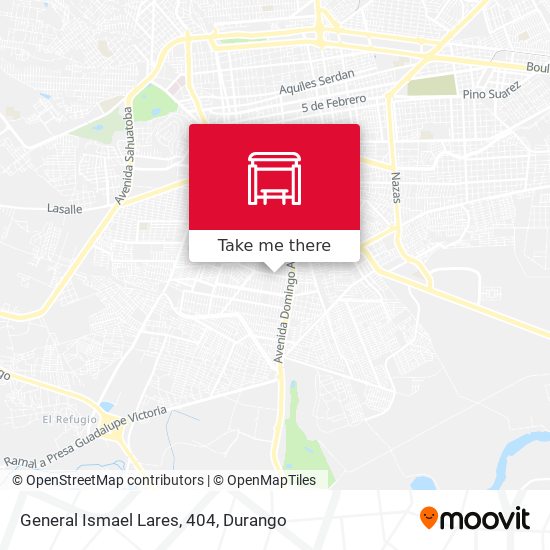 Mapa de General Ismael Lares, 404
