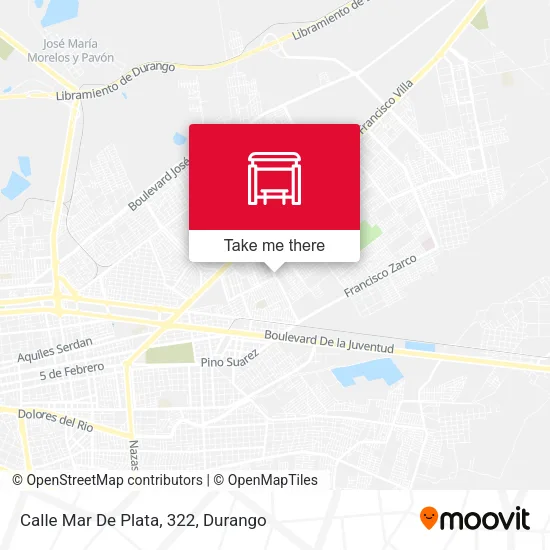 Mapa de Calle Mar De Plata, 322