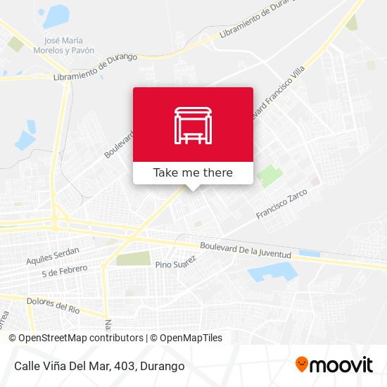 Mapa de Calle Viña Del Mar, 403
