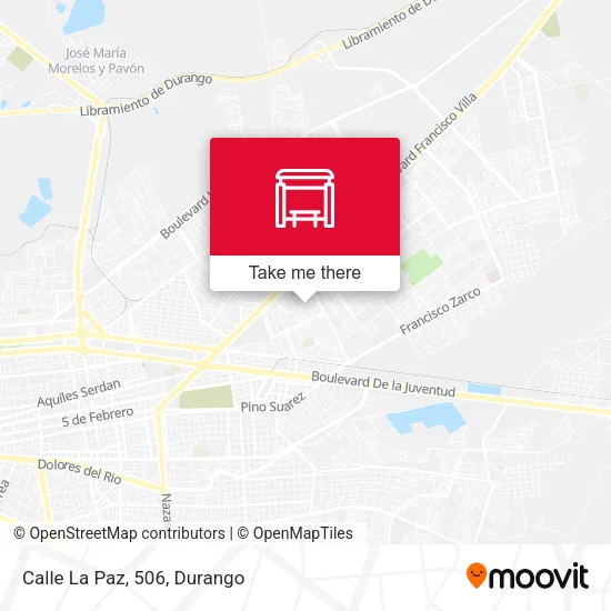 Mapa de Calle La Paz, 506