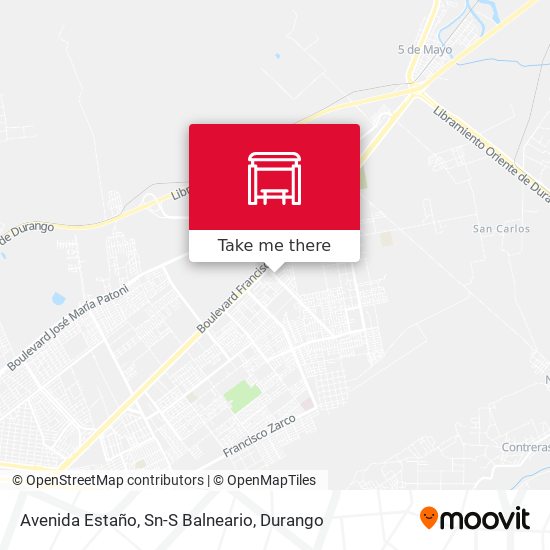 Avenida Estaño, Sn-S Balneario map