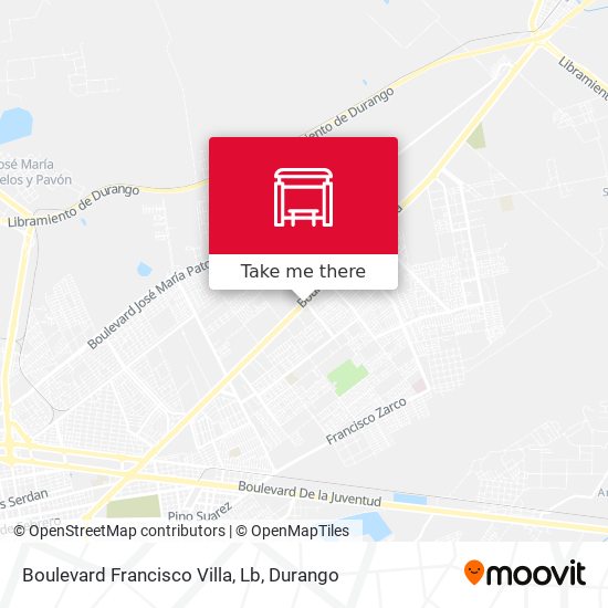Boulevard Francisco Villa, Lb map
