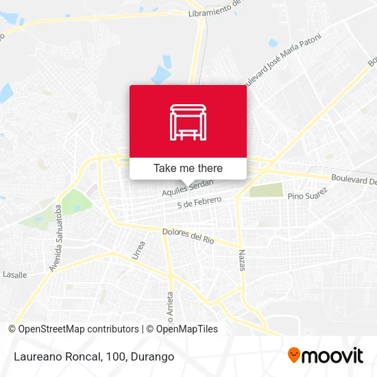 Mapa de Laureano Roncal, 100