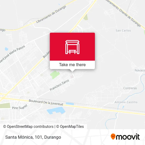 Mapa de Santa Mónica, 101