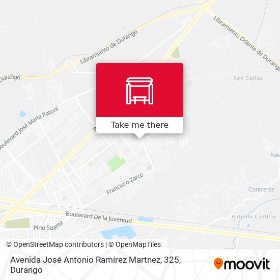Mapa de Avenida José Antonio Ramírez Martnez, 325