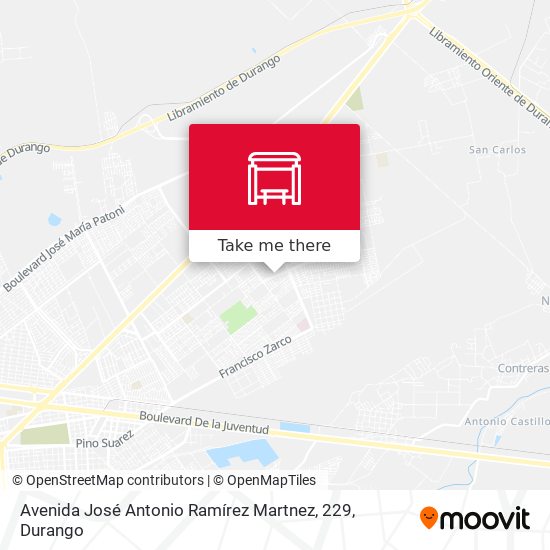 Avenida José Antonio Ramírez Martnez, 229 map
