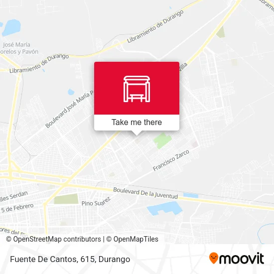 Fuente De Cantos, 615 map