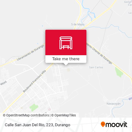Calle San Juan Del Río, 223 map
