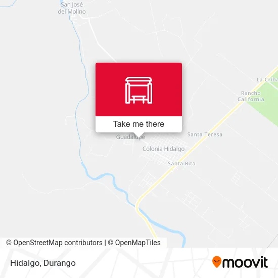 Mapa de Hidalgo