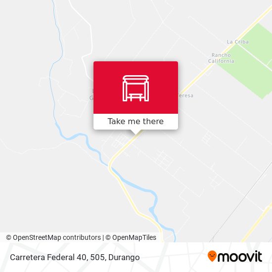 Carretera Federal 40, 505 map