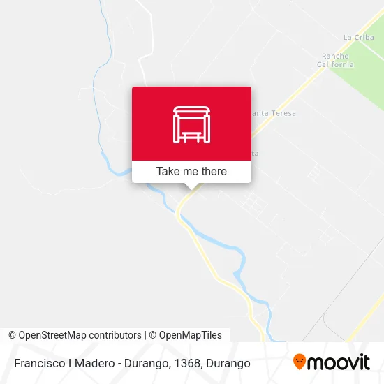 Mapa de Francisco I Madero - Durango, 1368