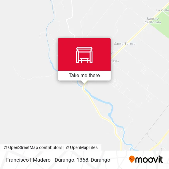 Mapa de Francisco I Madero - Durango, 1368