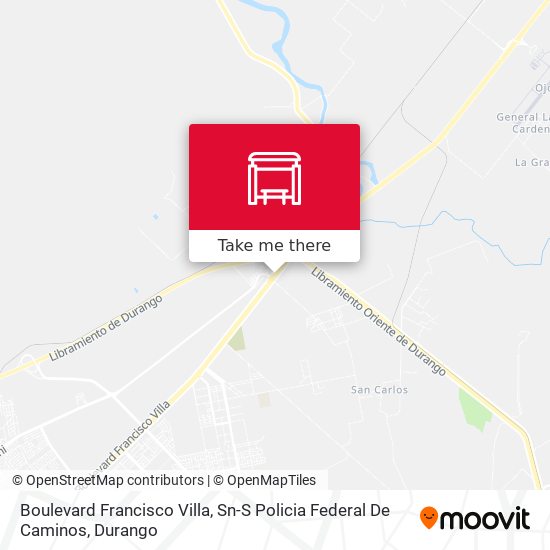 Boulevard Francisco Villa, Sn-S Policia Federal De Caminos map