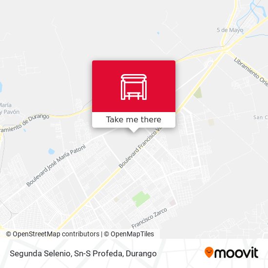Segunda Selenio, Sn-S Profeda map
