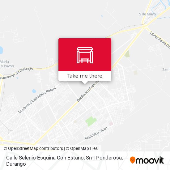 Calle Selenio Esquina Con Estano, Sn-I Ponderosa map