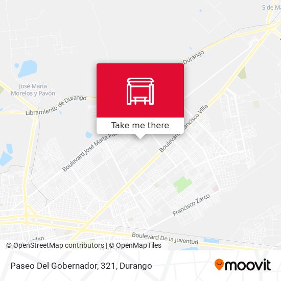 Paseo Del Gobernador, 321 map