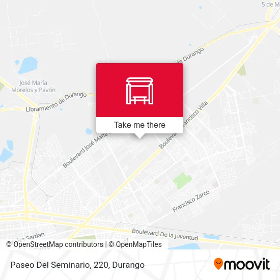 Mapa de Paseo Del Seminario, 220
