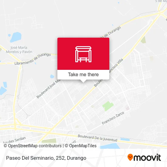 Mapa de Paseo Del Seminario, 252