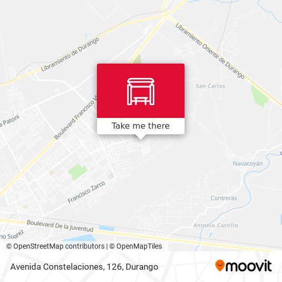 Avenida Constelaciones, 126 map