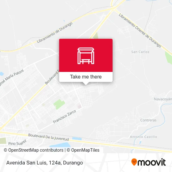 Mapa de Avenida San Luis, 124a