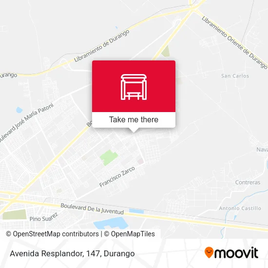 Mapa de Avenida Resplandor, 147