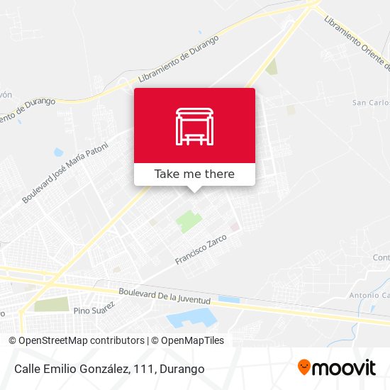 Calle Emilio González, 111 map