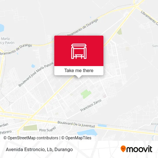 Mapa de Avenida Estroncio, Lb