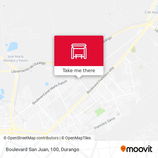 Mapa de Boulevard San Juan, 100