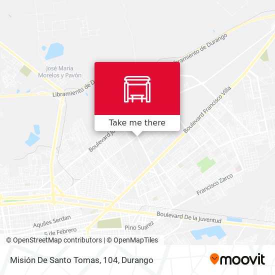 Misión De Santo Tomas, 104 map