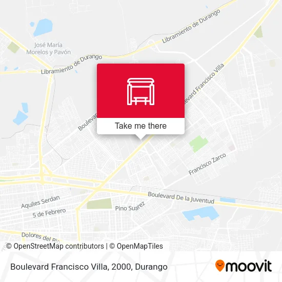 Mapa de Boulevard Francisco Villa, 2000