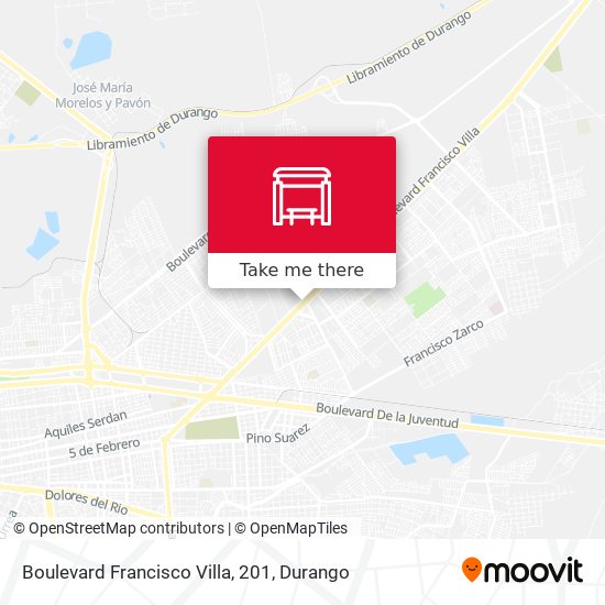 Boulevard Francisco Villa, 201 map