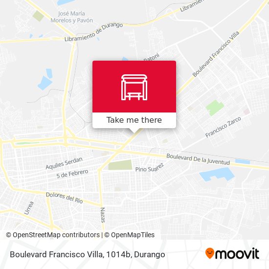 Boulevard Francisco Villa, 1014b map