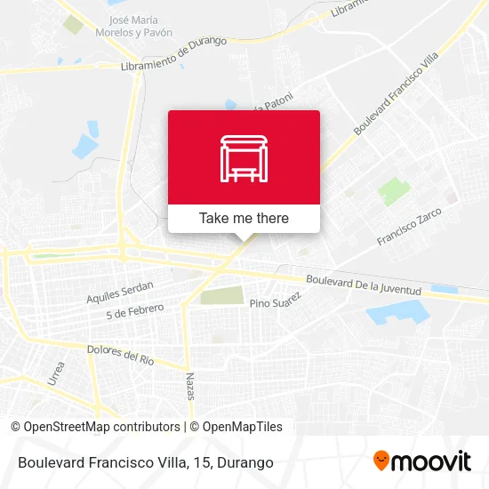 Mapa de Boulevard Francisco Villa, 15
